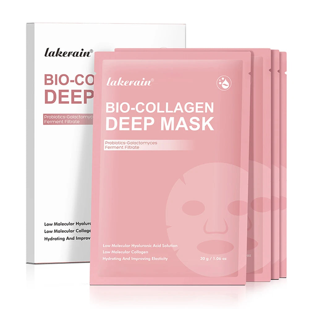 Korean Deep Collagen Mask Peel Off Mask  Anti Wrinkle Lifting  Skin Care Bio Pack Night Wrapping