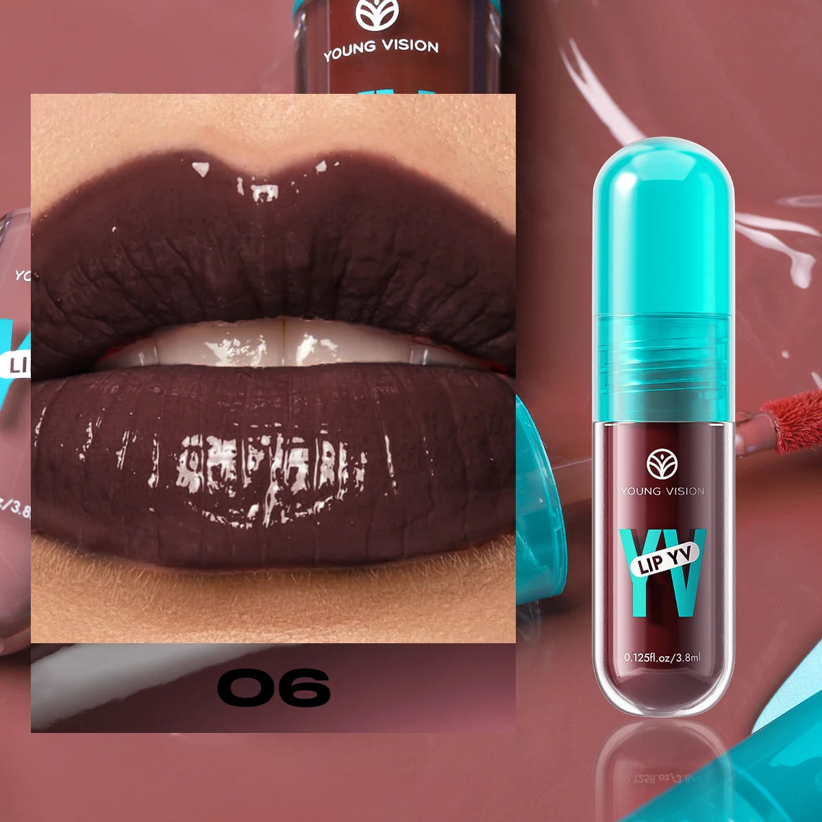 Avocado & Vitamin E Infused Long Lasting Hydration Lip Gloss Deep Moisture All-Day Lock in Glam