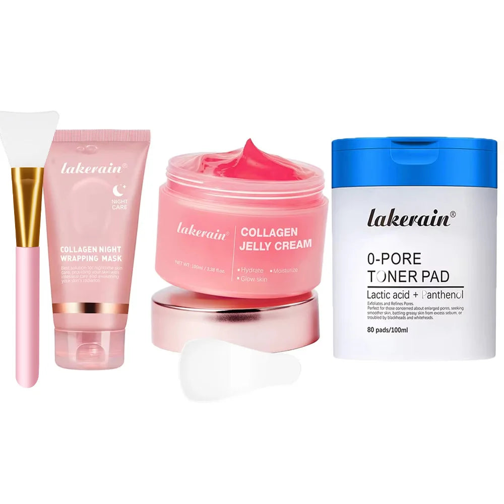 Korean Deep Collagen Mask Peel Off Mask  Anti Wrinkle Lifting  Skin Care Bio Pack Night Wrapping