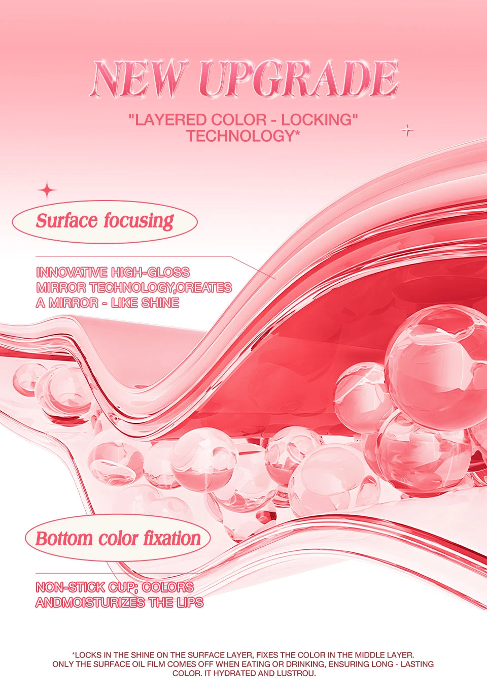 Mirror Glass Radiance You'll Fall in Love With Long Lasting Moisture Non-Stick Glass Lip Gloss