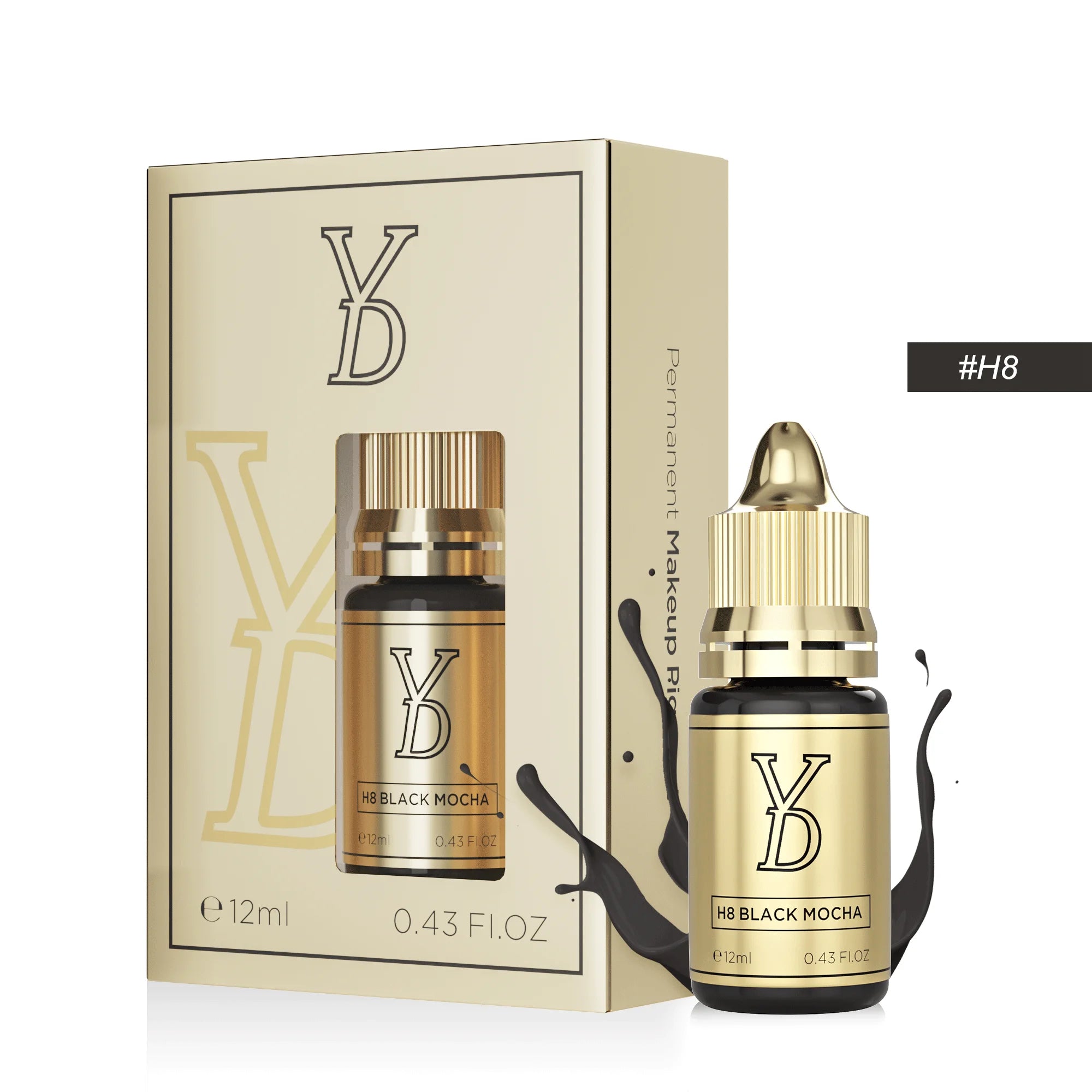 Sculpted Precision Luxe Hybrid Fluid Ink Rich Pigment for Pro-Level Micro blading Mastery Permanent Brow Makeup