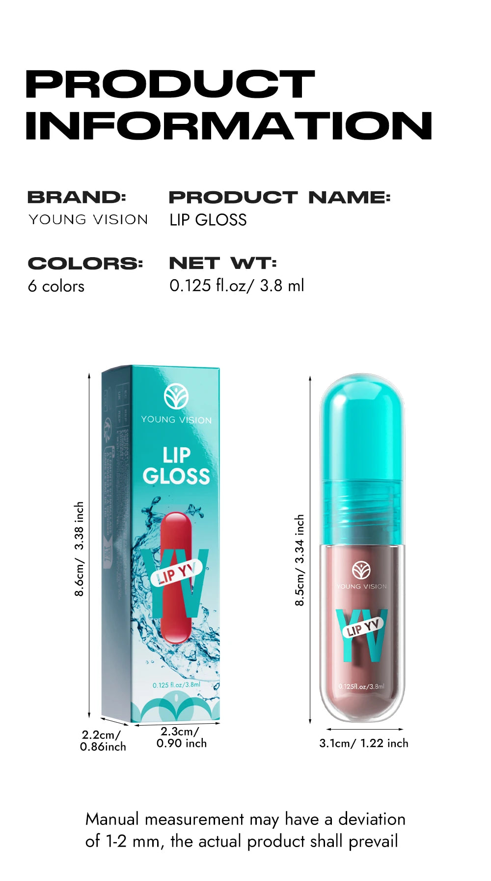 Avocado & Vitamin E Infused Long Lasting Hydration Lip Gloss Deep Moisture All-Day Lock in Glam