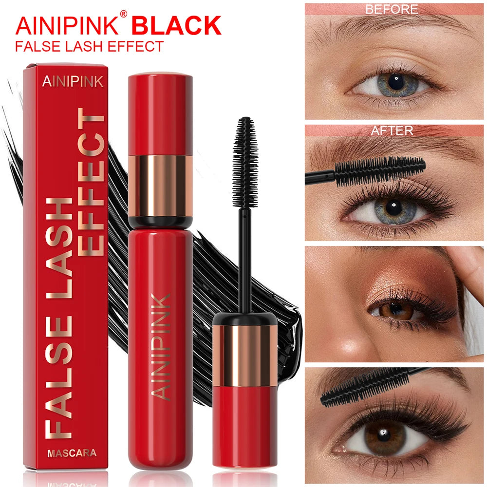 Midnight Allure Long-Lasting Lash Elixir for Smudge-Proof Endless Elegance Black Mascara