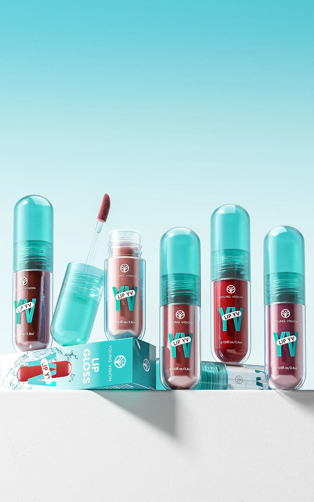 Avocado & Vitamin E Infused Long Lasting Hydration Lip Gloss Deep Moisture All-Day Lock in Glam