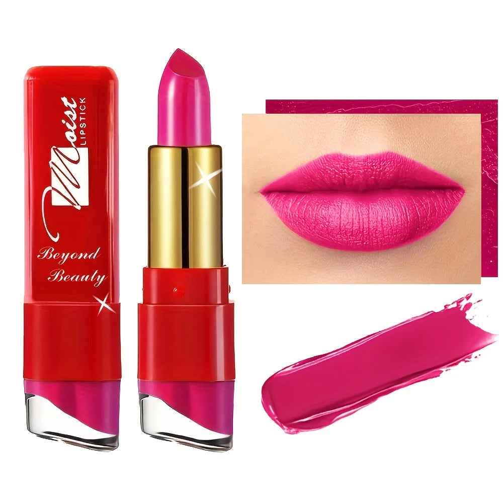Velvet Embrace Lip Color-Long Lasting Hydration for Every Women 12 Colors Creamy Lipsticks