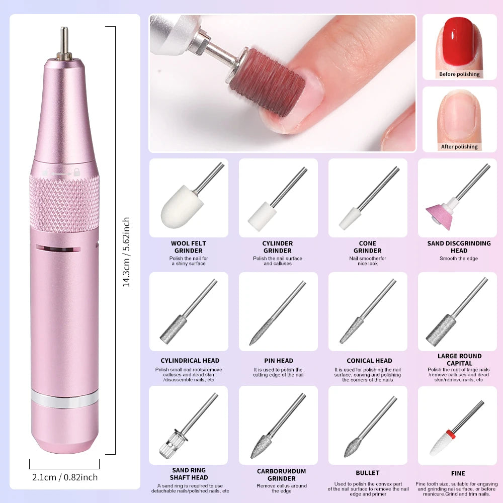 Advance Professional Electric Manicure Salon Quality Luxury Nail Tool Machine