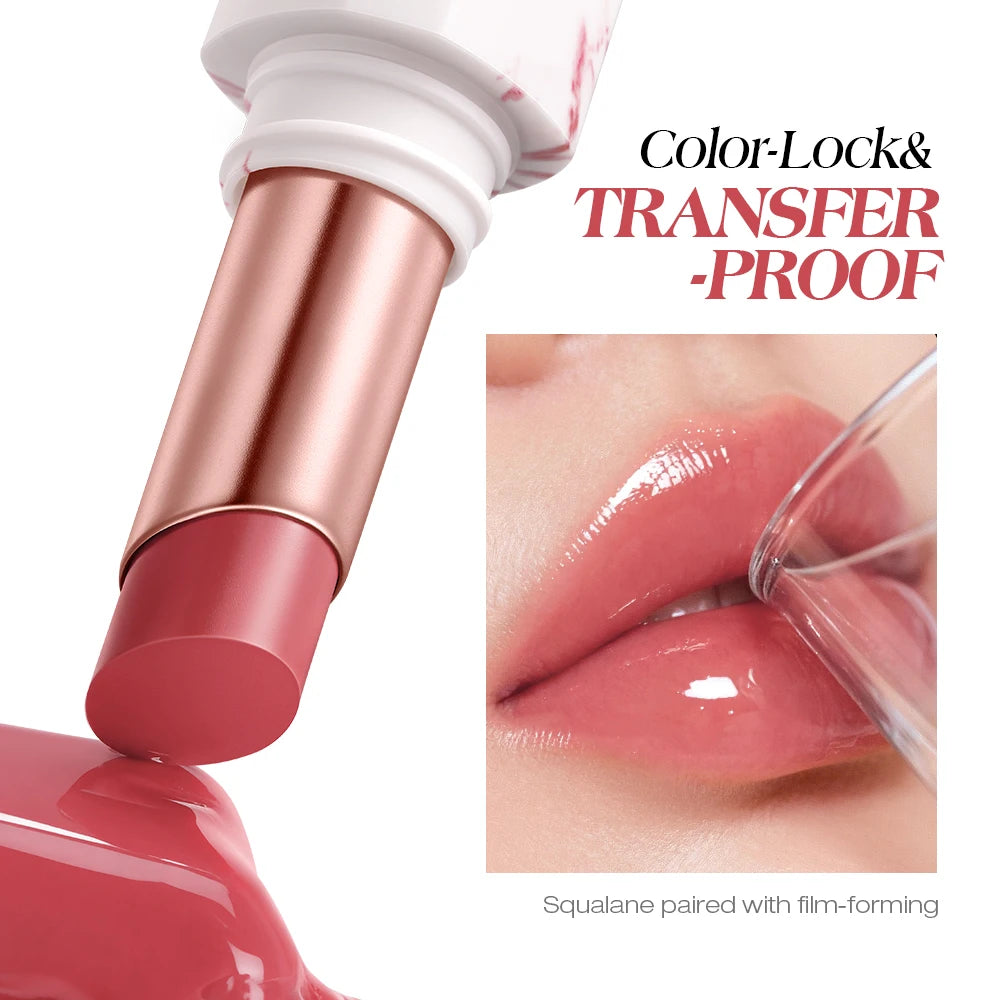 Luscious Glow One Stroke Endless Allure Glass-like Shine Hydration That Lasts Lip Tint Mirror Ice-film