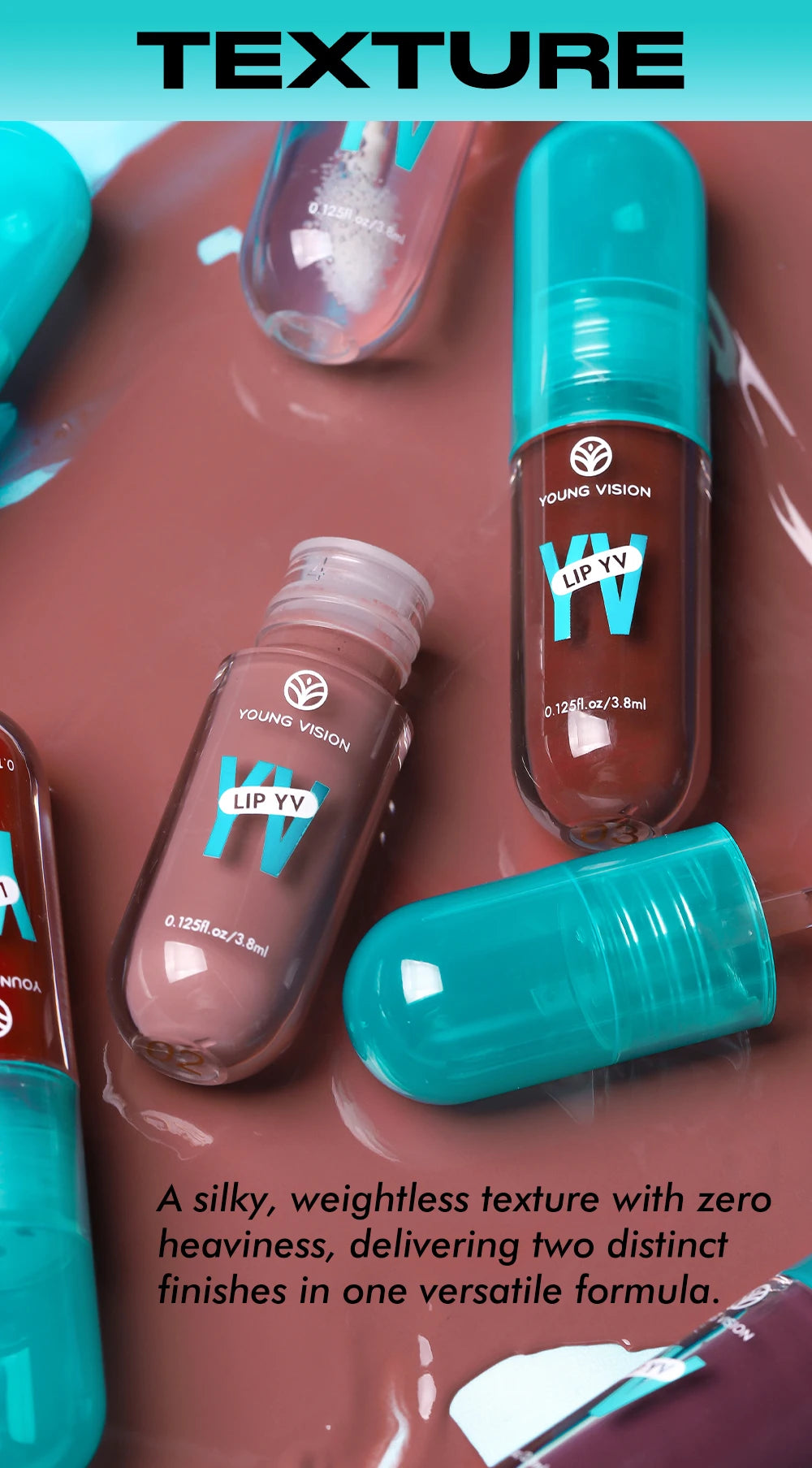 Avocado & Vitamin E Infused Long Lasting Hydration Lip Gloss Deep Moisture All-Day Lock in Glam