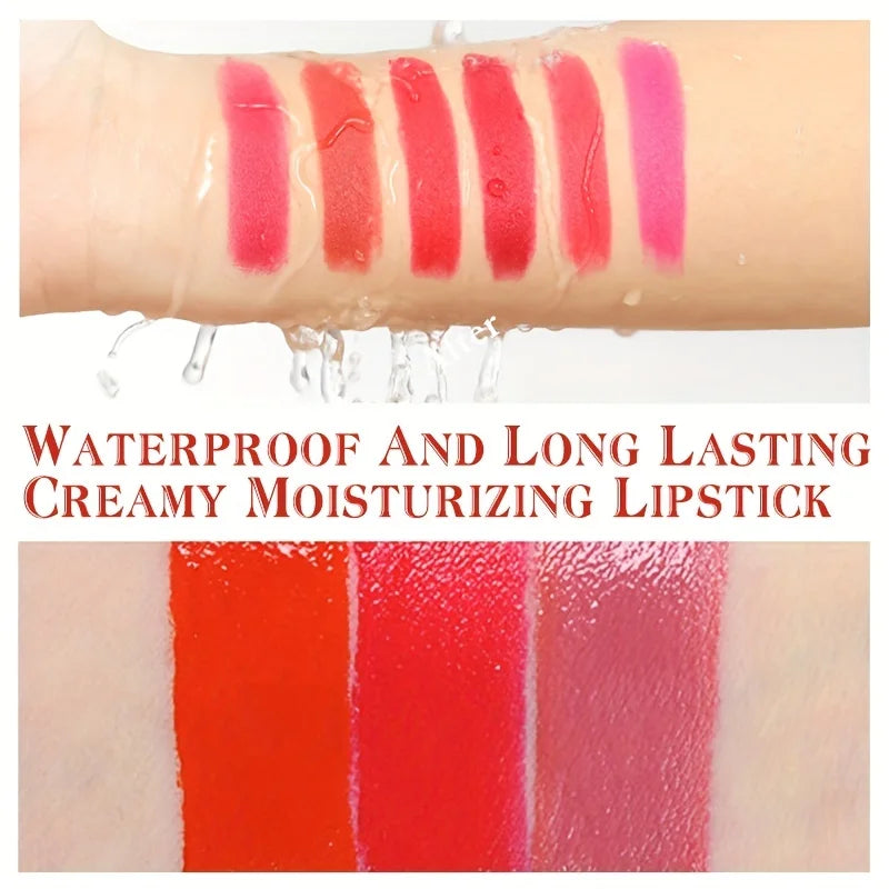 Velvet Embrace Lip Color-Long Lasting Hydration for Every Women 12 Colors Creamy Lipsticks