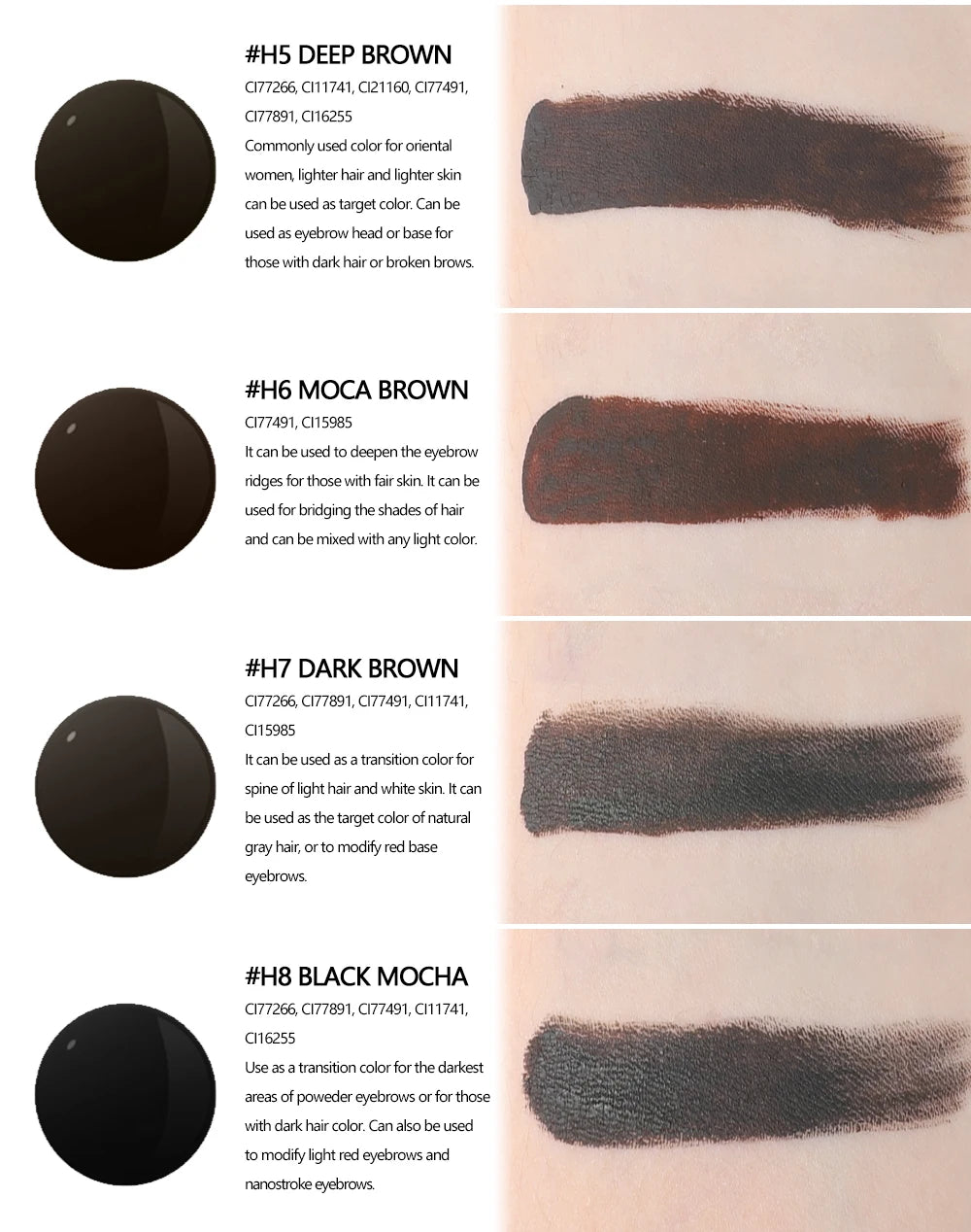 Sculpted Precision Luxe Hybrid Fluid Ink Rich Pigment for Pro-Level Micro blading Mastery Permanent Brow Makeup