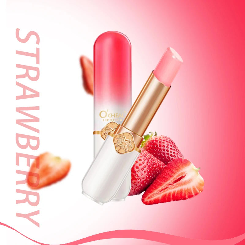 Peach Glow Kisses Temperture-Activated Moisturizing Waterproof Long Lasting  Lip Balm