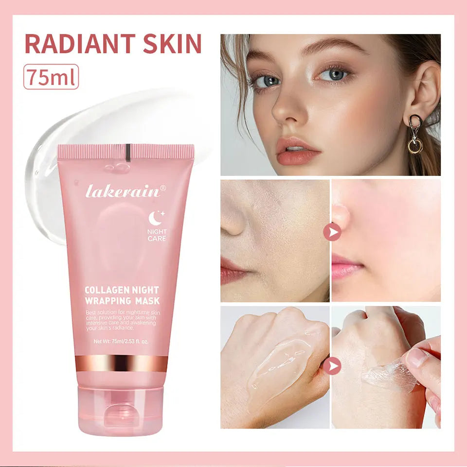 Korean Deep Collagen Mask Peel Off Mask  Anti Wrinkle Lifting  Skin Care Bio Pack Night Wrapping