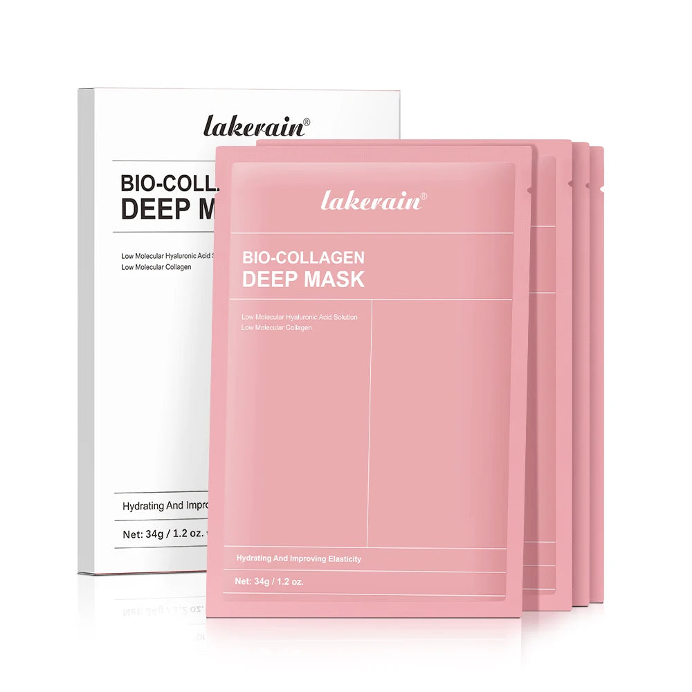 Korean Deep Collagen Mask Peel Off Mask  Anti Wrinkle Lifting  Skin Care Bio Pack Night Wrapping