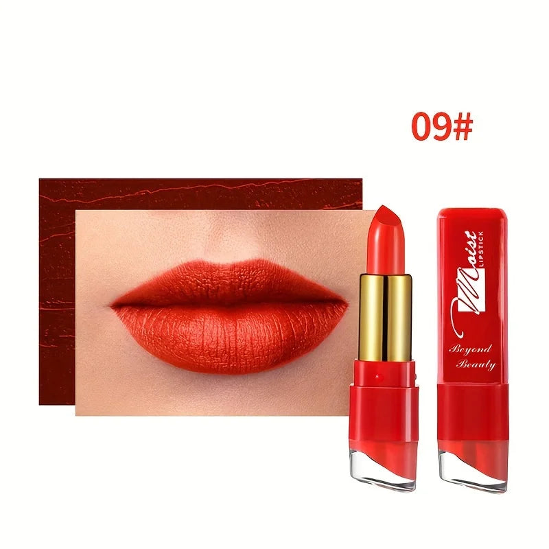 Velvet Embrace Lip Color-Long Lasting Hydration for Every Women 12 Colors Creamy Lipsticks
