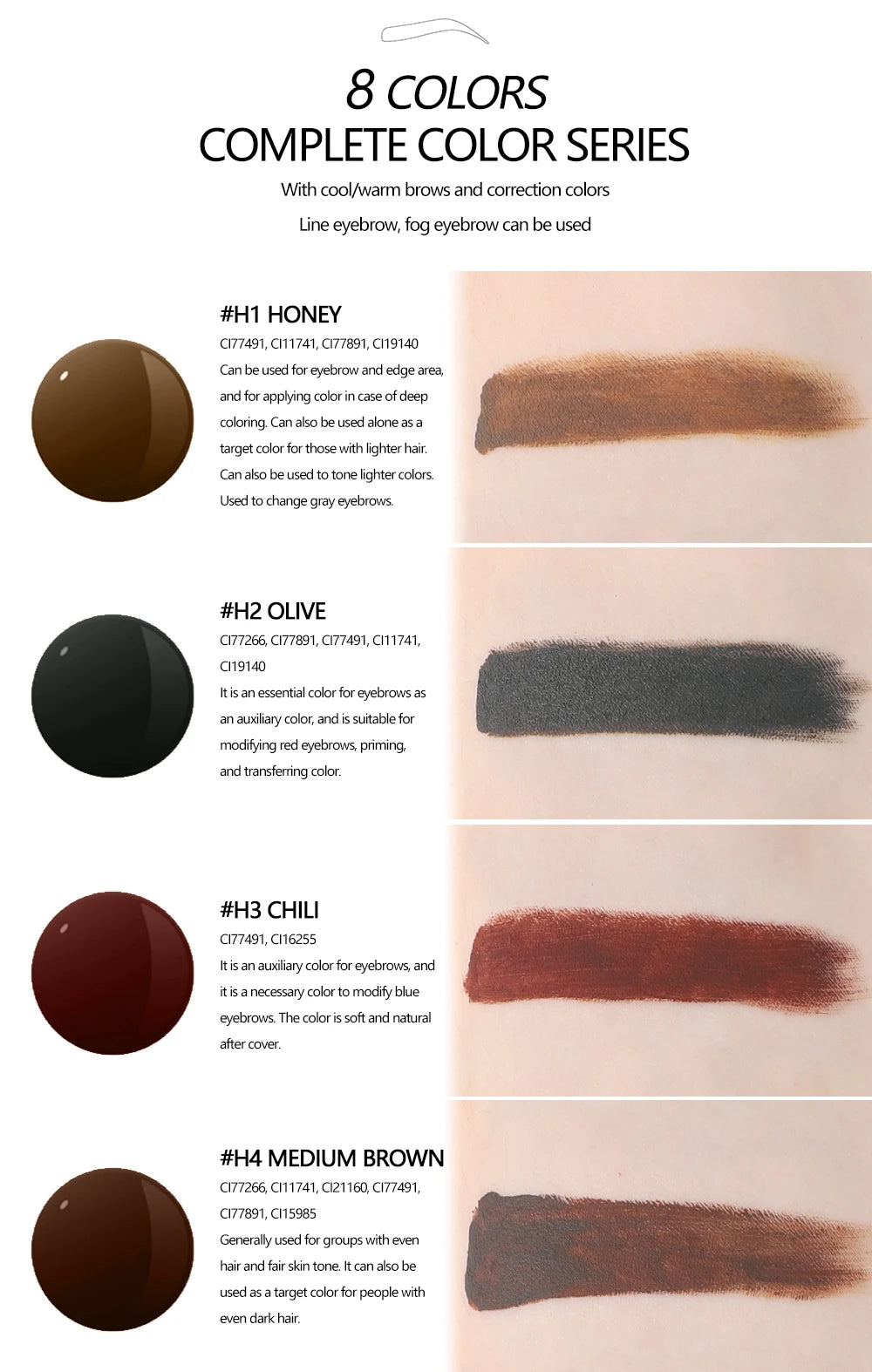 Sculpted Precision Luxe Hybrid Fluid Ink Rich Pigment for Pro-Level Micro blading Mastery Permanent Brow Makeup