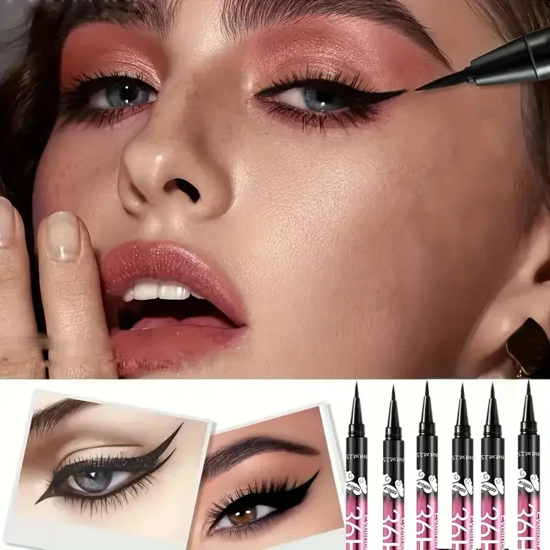 Midnight Precision Waterproof Eyeliner 3pcs/5pcs Smudge-Proof Long Lasting Noir Set