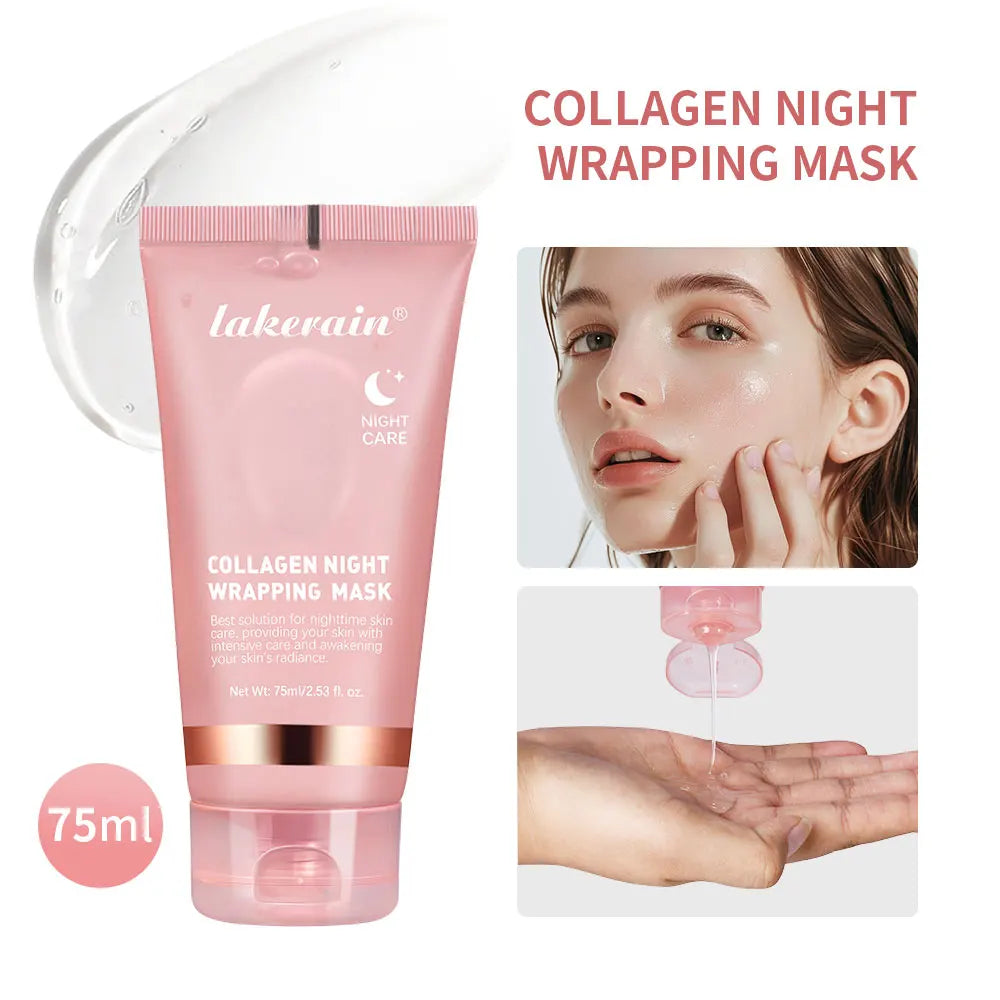 Korean Deep Collagen Mask Peel Off Mask  Anti Wrinkle Lifting  Skin Care Bio Pack Night Wrapping