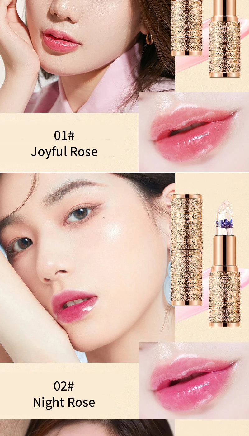 Enchanted Crystal Bloom Lip Lip Color Transformative All Day Hydration Shine  Lip Balm