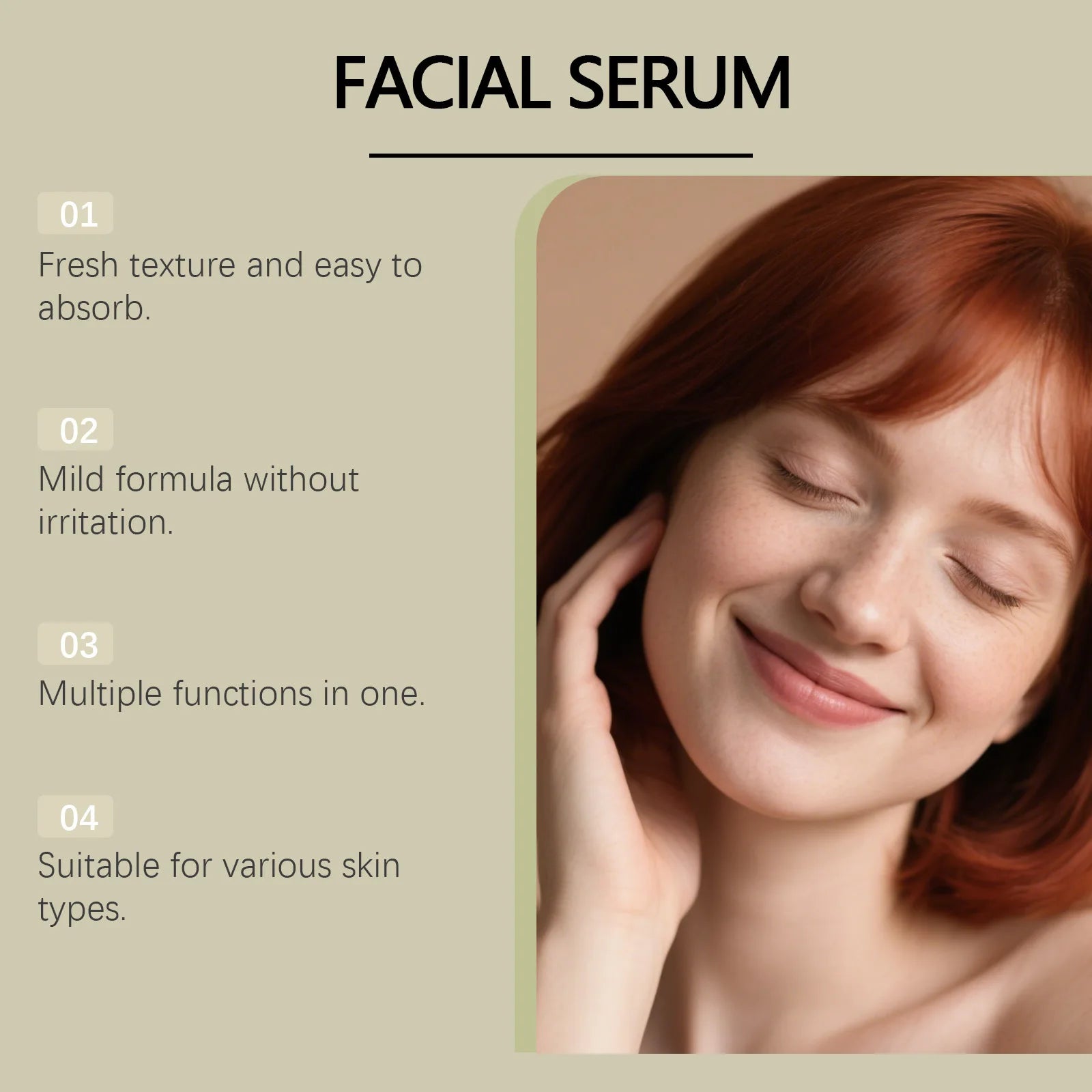 Copper Peptide Serum Anti Wrinkle Remover Antioxidant Tighten Skin Protection Barrier
