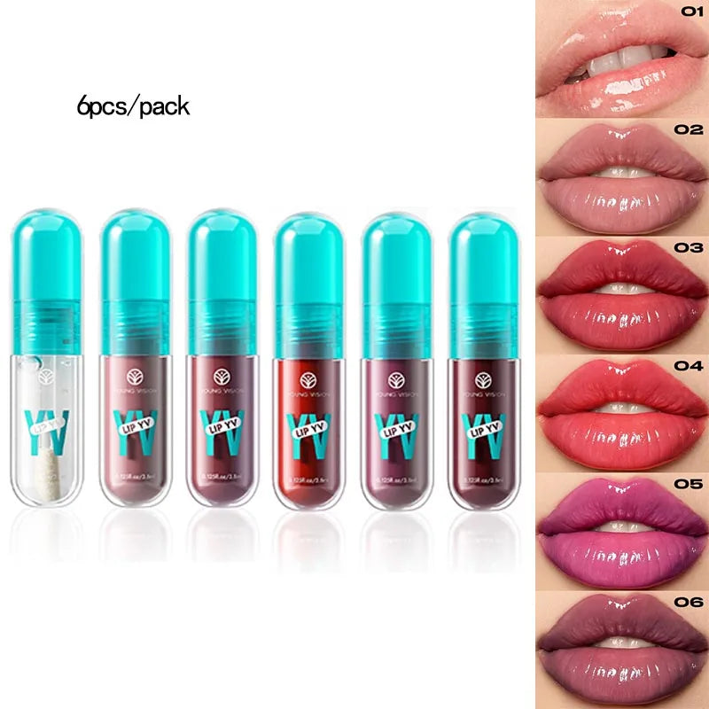 Avocado & Vitamin E Infused Long Lasting Hydration Lip Gloss Deep Moisture All-Day Lock in Glam