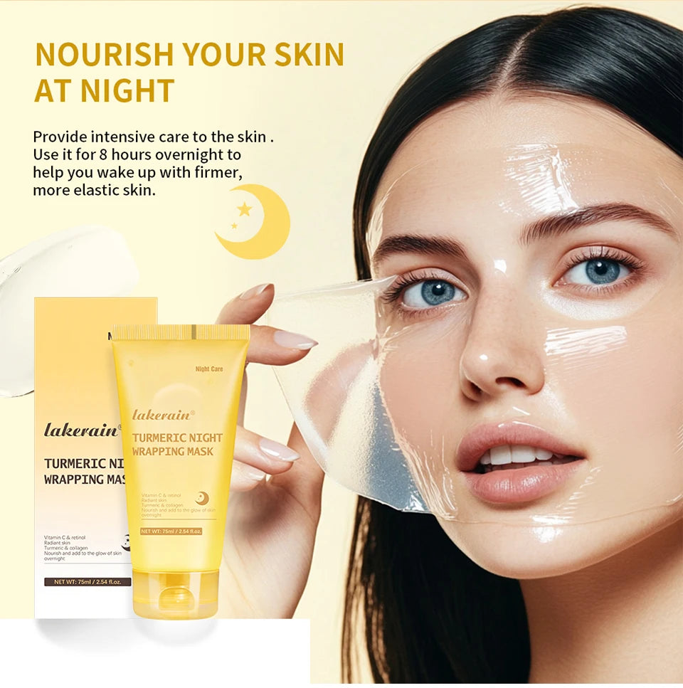 Korean Deep Collagen Mask Peel Off Mask  Anti Wrinkle Lifting  Skin Care Bio Pack Night Wrapping