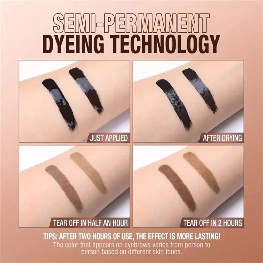 Wake Up to Perfect Brows for Days – Long-Lasting Peel-Off Brow Tint That Won't Smudge or Fade