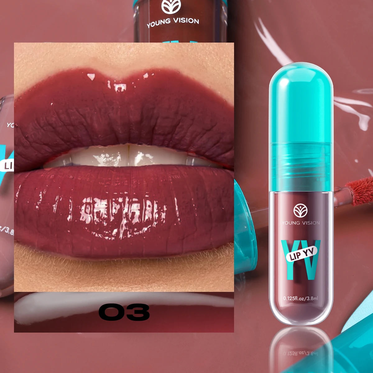 Avocado & Vitamin E Infused Long Lasting Hydration Lip Gloss Deep Moisture All-Day Lock in Glam