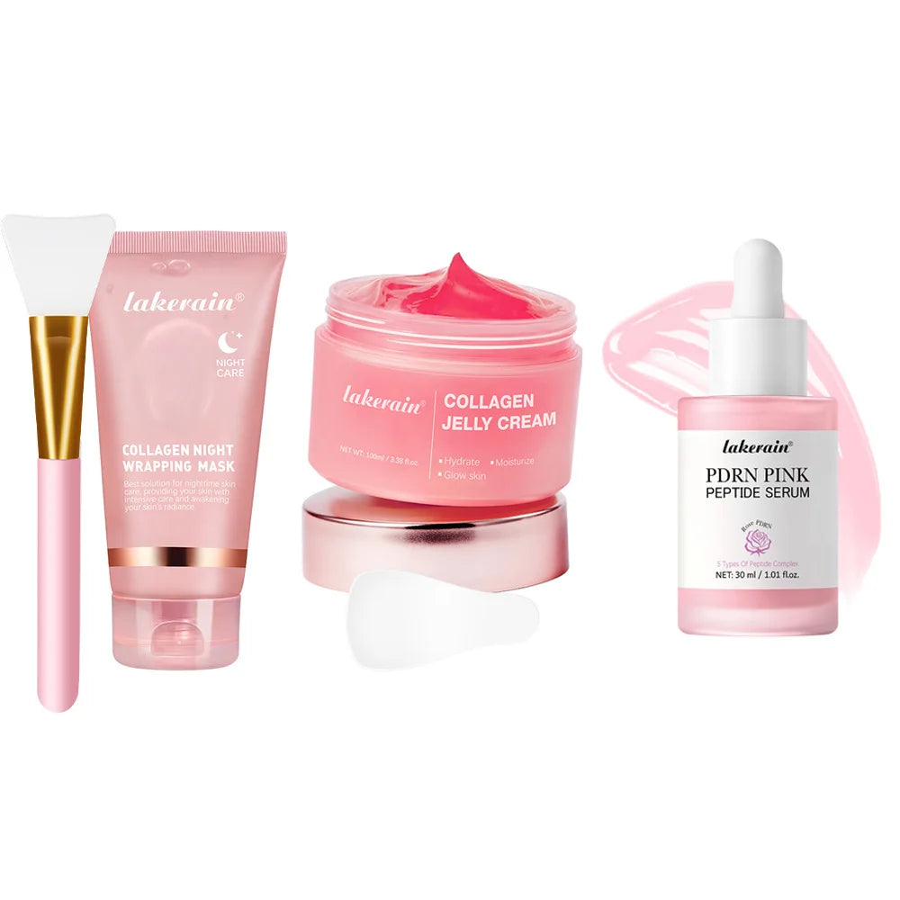 Korean Deep Collagen Mask Peel Off Mask  Anti Wrinkle Lifting  Skin Care Bio Pack Night Wrapping