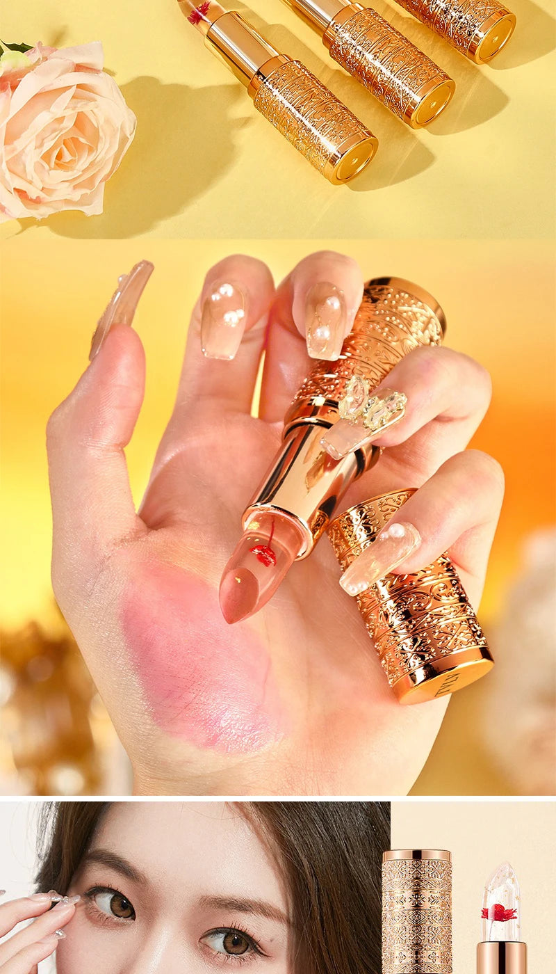 Enchanted Crystal Bloom Lip Lip Color Transformative All Day Hydration Shine  Lip Balm
