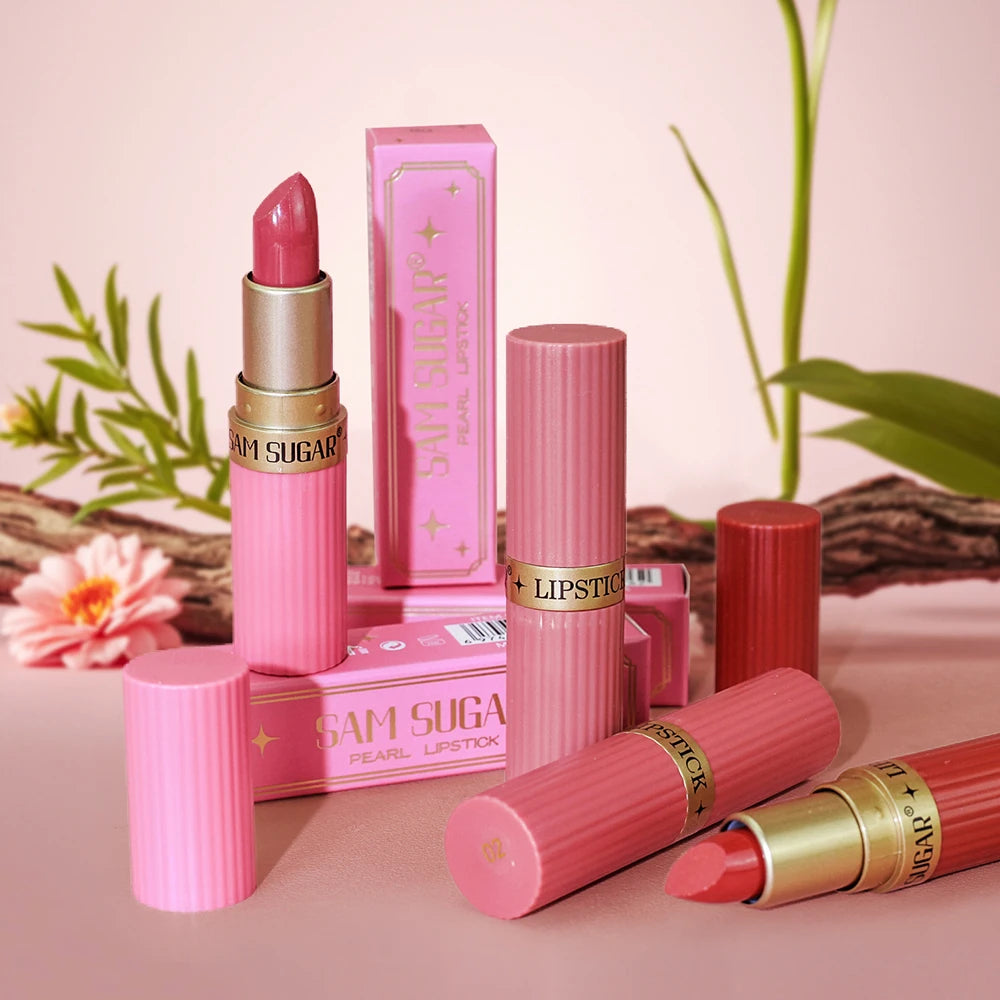 Long Lasting Velvet Shimmer Glitter Metallic Waterproof Finish Diamond Lipstick
