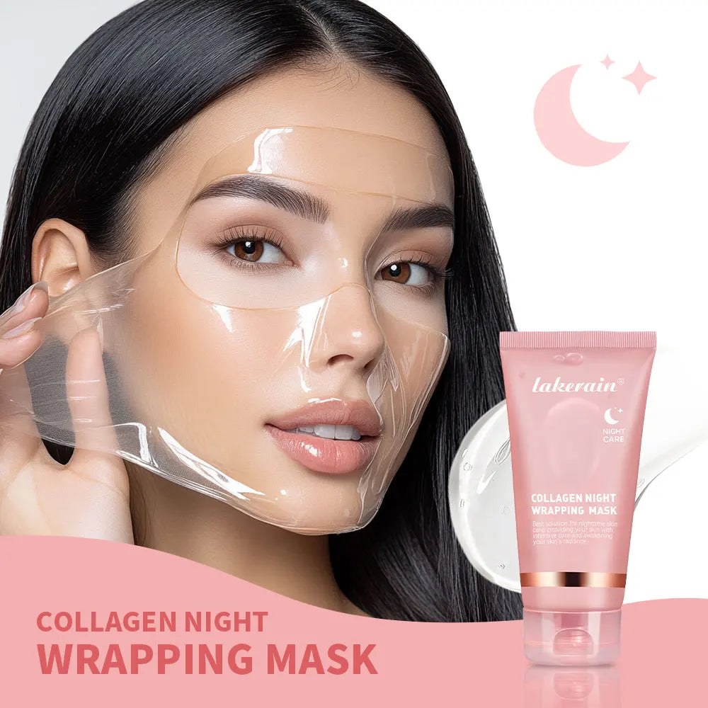 Korean Deep Collagen Mask Peel Off Mask  Anti Wrinkle Lifting  Skin Care Bio Pack Night Wrapping