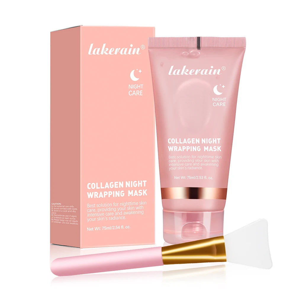 Korean Deep Collagen Mask Peel Off Mask  Anti Wrinkle Lifting  Skin Care Bio Pack Night Wrapping