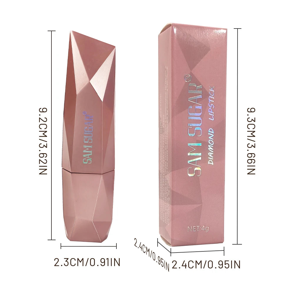 Diamond Pearl Radiance Lip Color-Long Lasting Sparkle with Luxurious Hydration Lip Stick