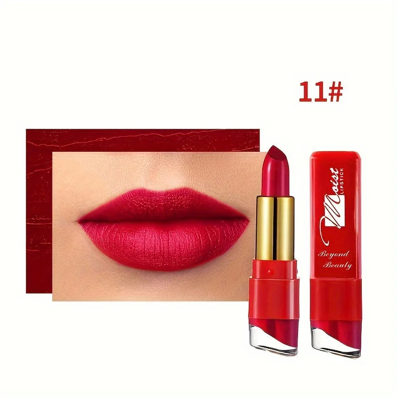 Velvet Embrace Lip Color-Long Lasting Hydration for Every Women 12 Colors Creamy Lipsticks