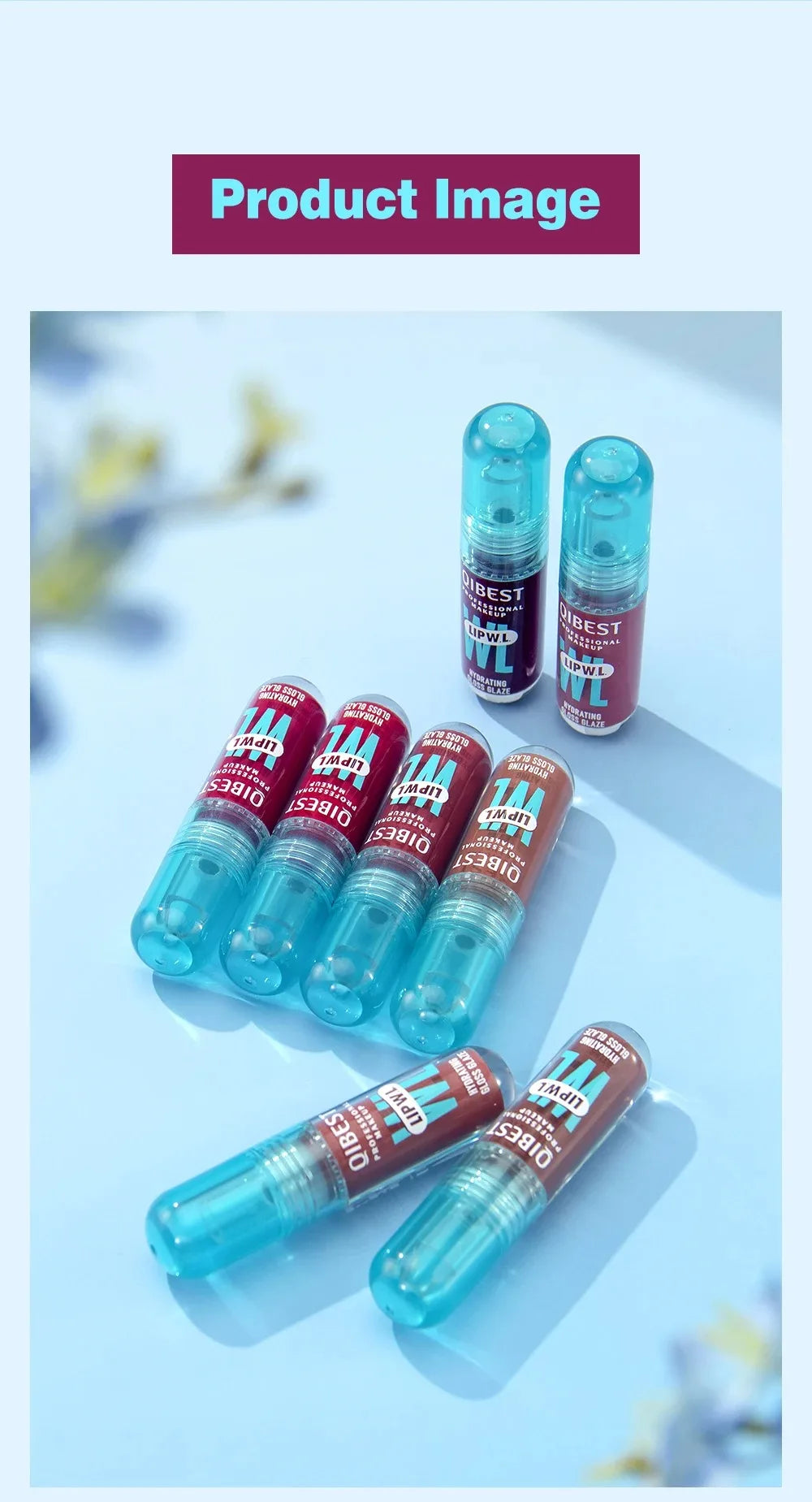 Long Lasting Hydration Lip Gloss Deep Moisture All-Day Lock in Glam