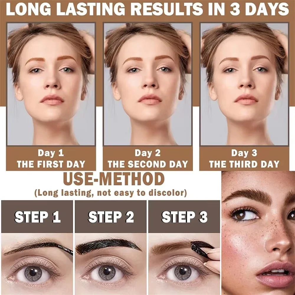 Wake Up to Perfect Brows for Days – Long-Lasting Peel-Off Brow Tint That Won't Smudge or Fade