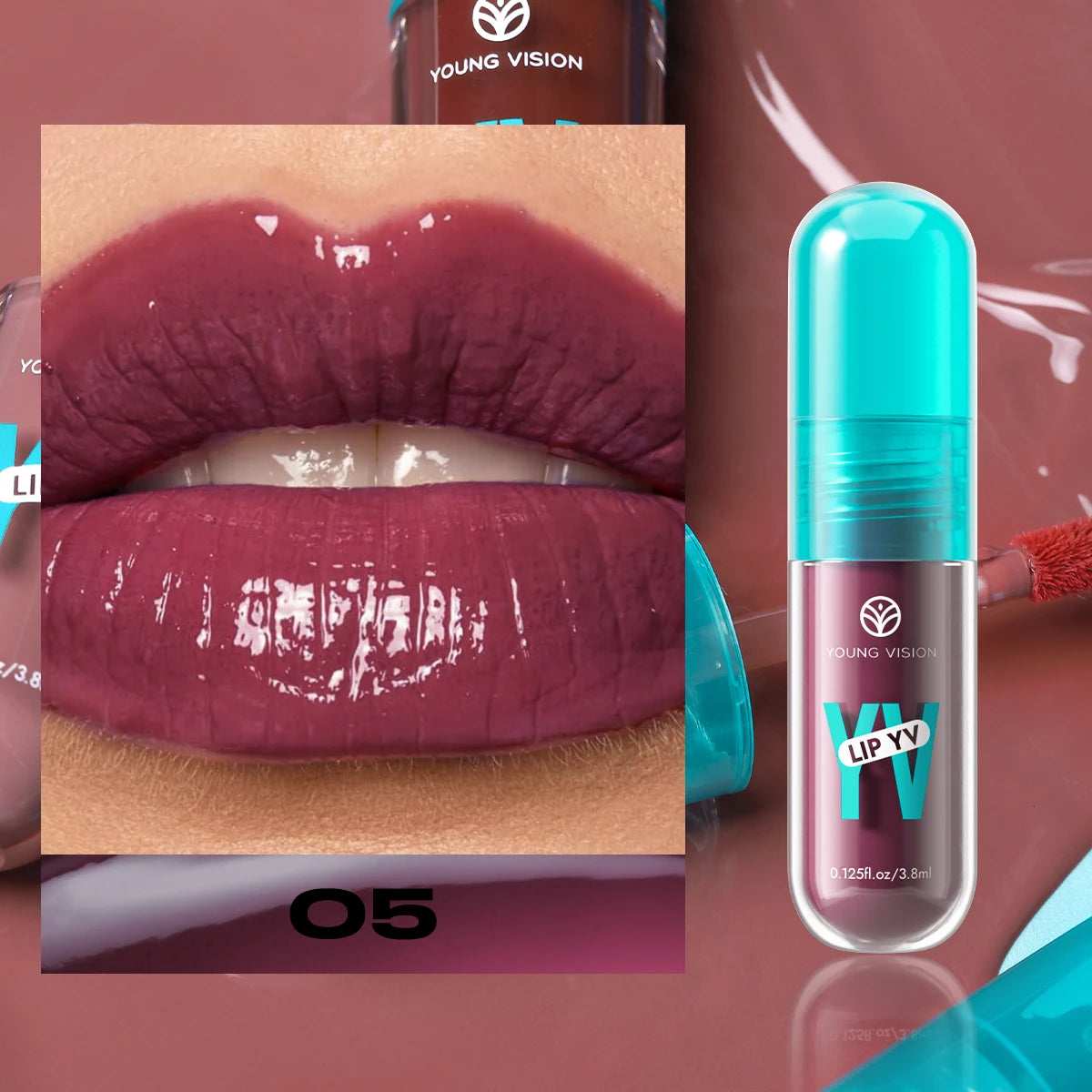 Avocado & Vitamin E Infused Long Lasting Hydration Lip Gloss Deep Moisture All-Day Lock in Glam