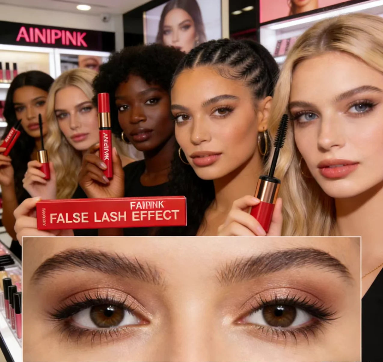 Midnight Allure Long-Lasting Lash Elixir for Smudge-Proof Endless Elegance Black Mascara