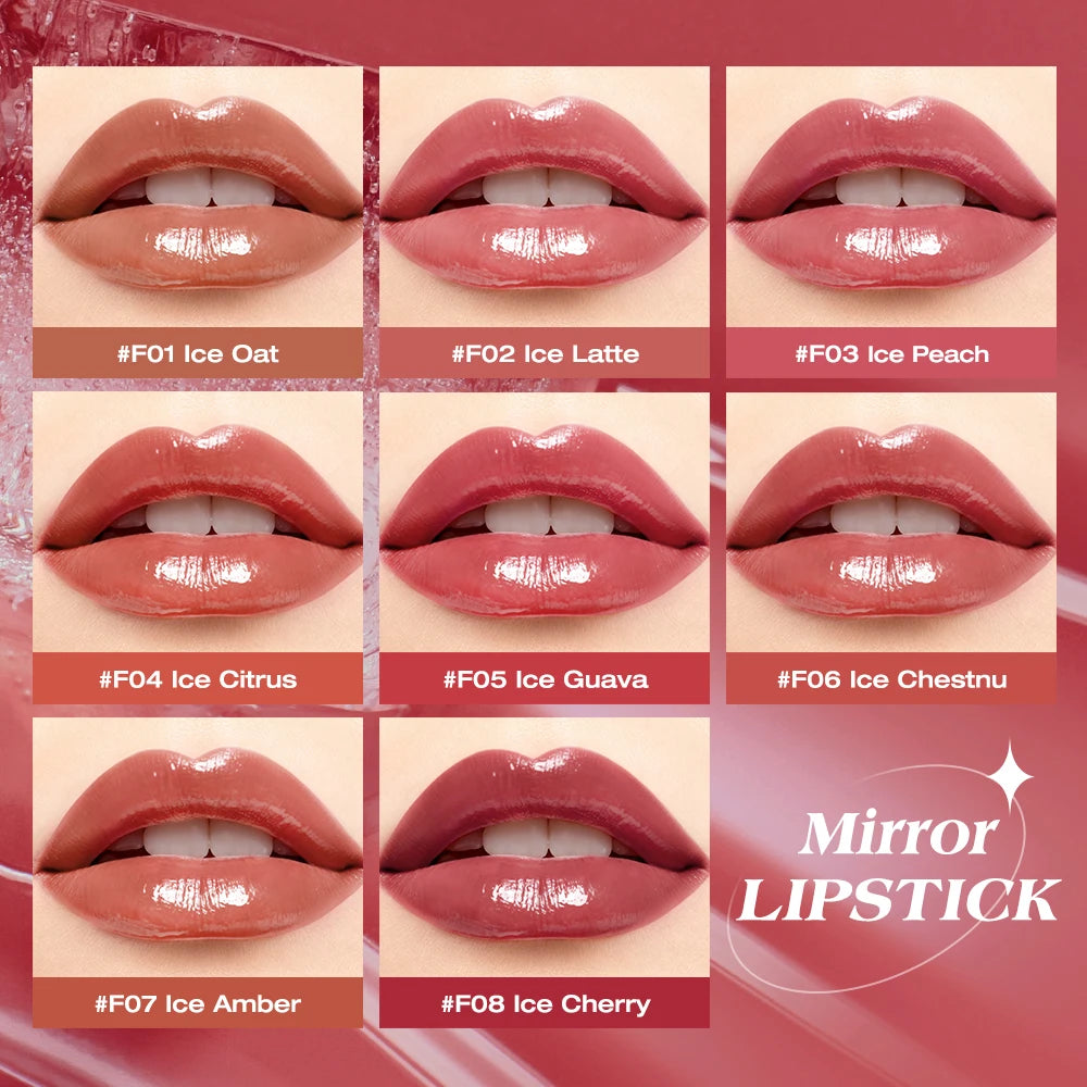 Luscious Glow One Stroke Endless Allure Glass-like Shine Hydration That Lasts Lip Tint Mirror Ice-film
