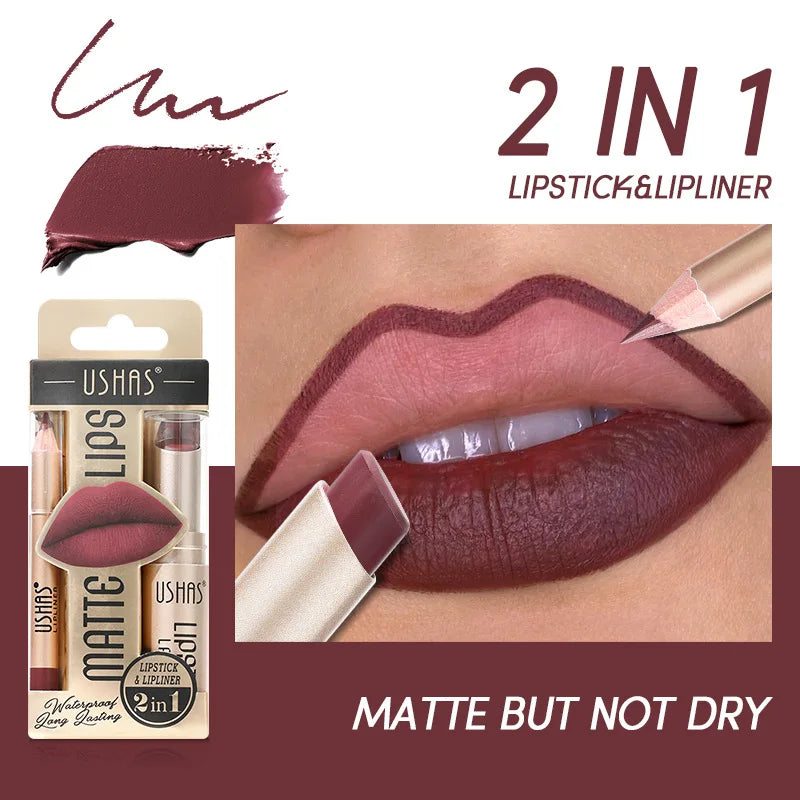 Velvet Essence Lip Color Nude to Red  All-Day Matte 12 Color lipsticks
