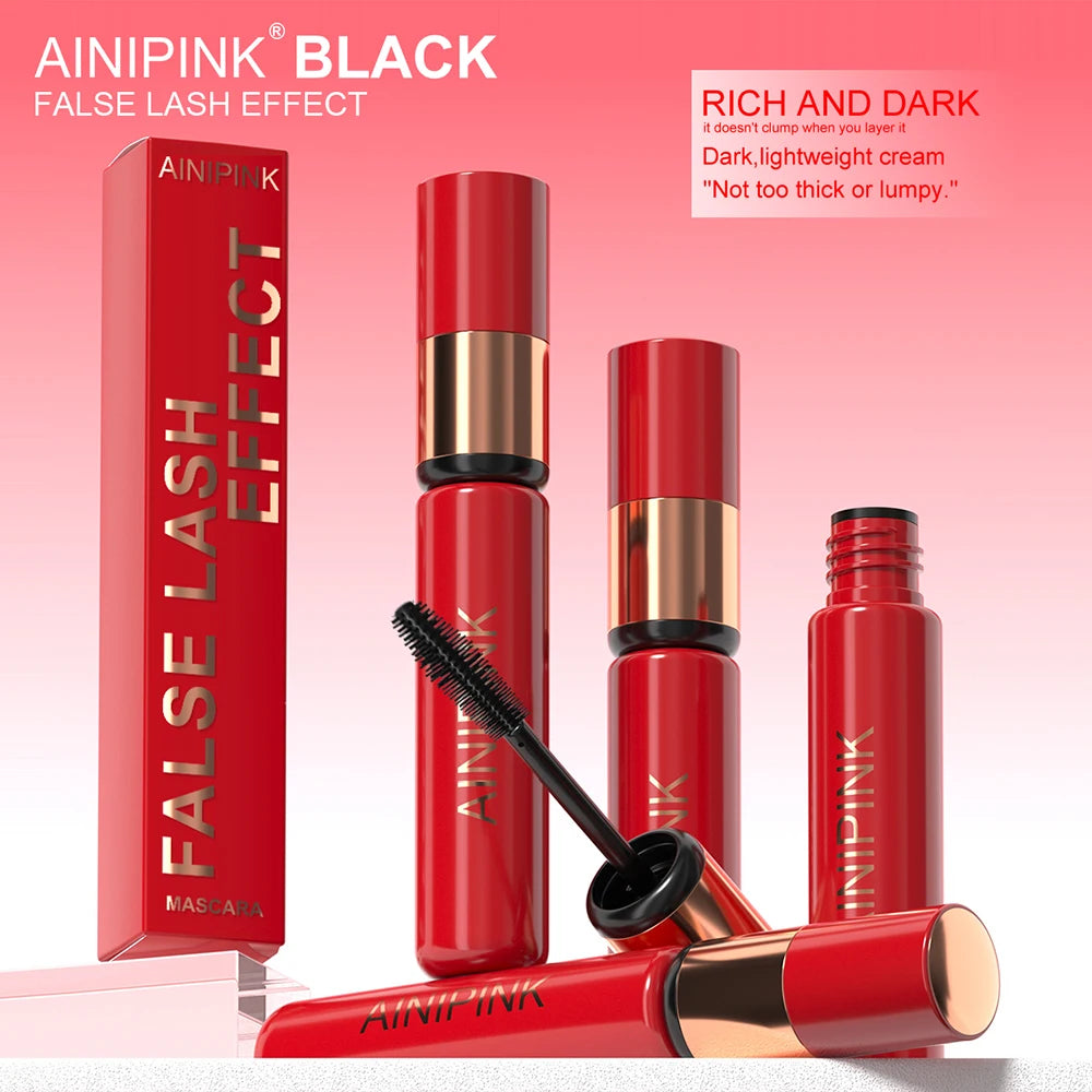 Midnight Allure Long-Lasting Lash Elixir for Smudge-Proof Endless Elegance Black Mascara