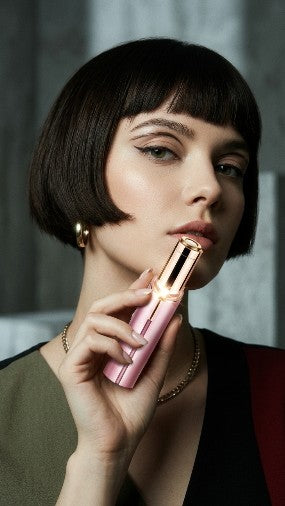 Electric Eyebrow and Facial Hair Trimmer Portable, Painless for Women