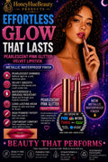 Long Lasting Velvet Shimmer Glitter Metallic Waterproof Finish Diamond Lipstick