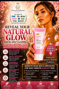 Sakura Face Deep Cleaning Exfoliating Gel Skin Care Whitening Moisturizer Repair Facial Scrub Skin Care 60g