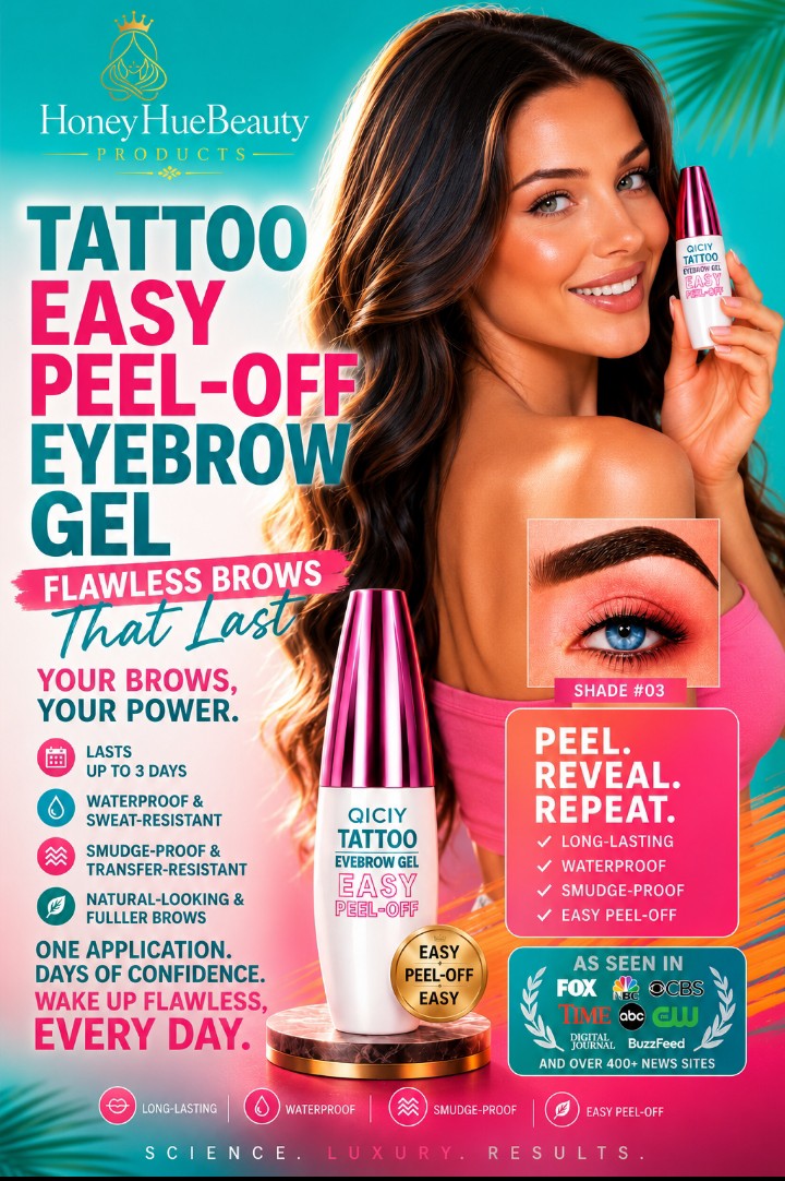 Wake Up to Perfect Brows for Days – Long-Lasting Peel-Off Brow Tint That Won't Smudge or Fade
