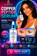 Copper Peptide Serum Anti Wrinkle Remover Antioxidant Tighten Skin Protection Barrier
