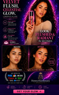 Luminous Allure Velvet  Liquid Blush Soft Texture Celestial Glow Quick-Dry Non-Sticky Make-up