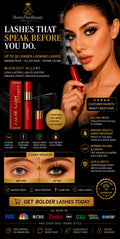 Midnight Allure Long-Lasting Lash Elixir for Smudge-Proof Endless Elegance Black Mascara