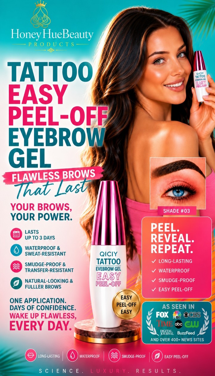 Wake Up to Perfect Brows for Days – Long-Lasting Peel-Off Brow Tint That Won't Smudge or Fade