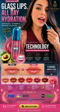 Avocado & Vitamin E Infused Long Lasting Hydration Lip Gloss Deep Moisture All-Day Lock in Glam